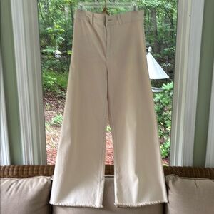 Billabong Cream Flare Wide-Leg Jeans